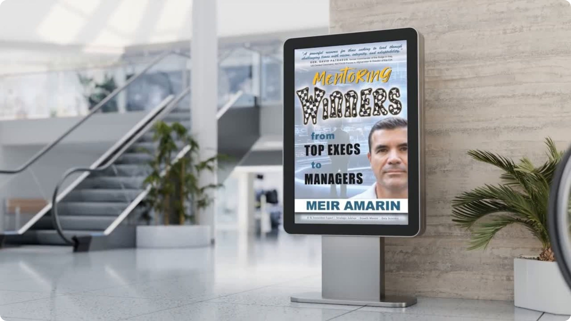 Mentoring Winners book display